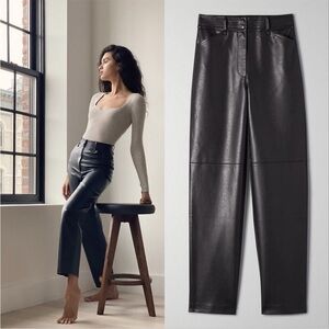 Aritzia Faux Leather Funk Pants